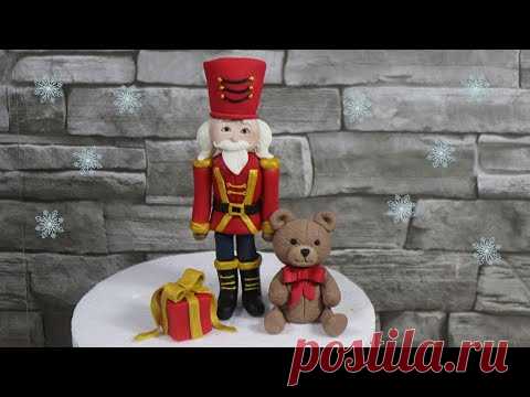 Nutcracker Cake Topper and Teddy Bear - Christmas 2021