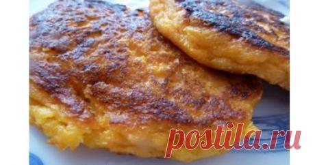 Блюда из тыквы. Рецепт оладий