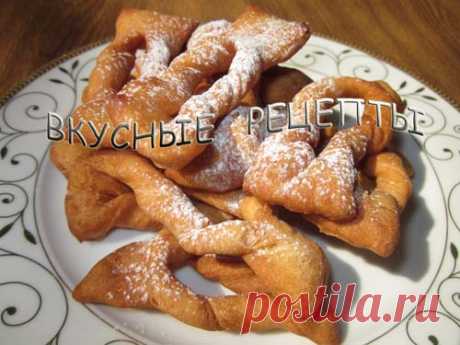Хворост классический - пошаговый рецепт с фото | Вкусные рецепты