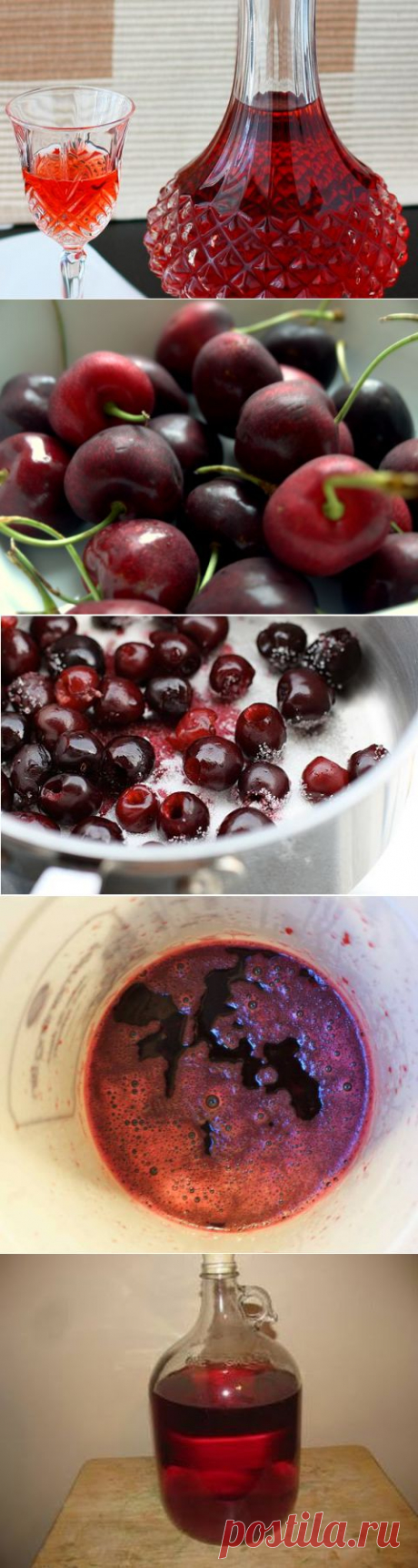 Рецепт Домашнее вино из вишни с фото в домашних условиях