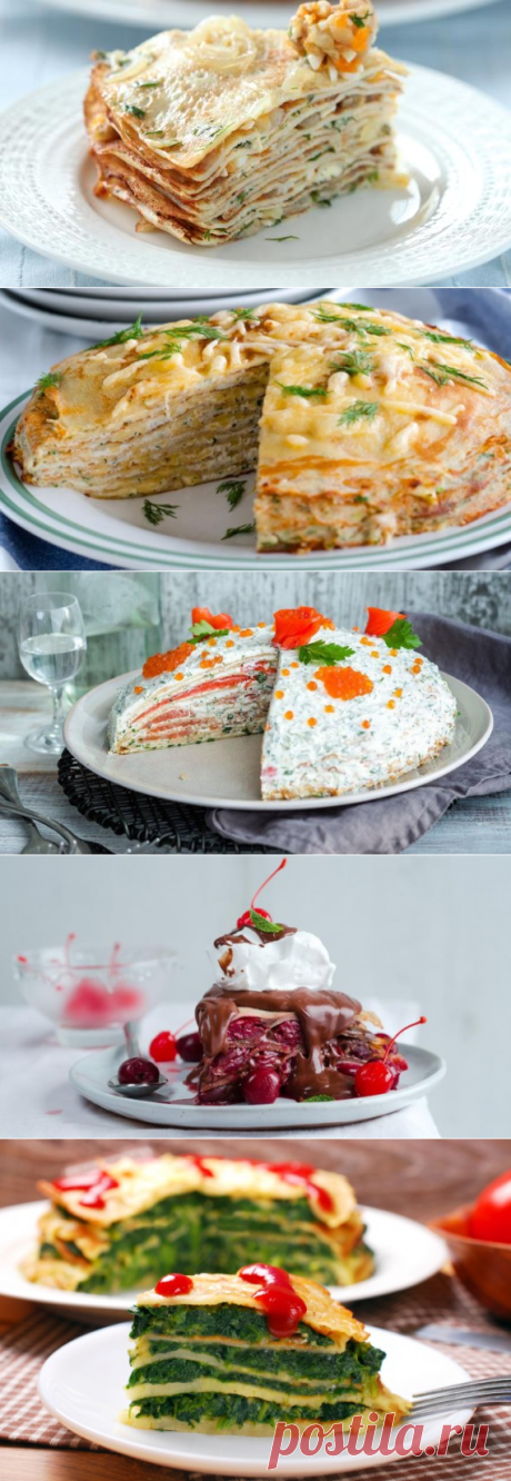 5 блинных пирогов на масленницу