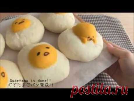「ぐでたまごパン」の作り方 　Gudetama  Egg bread