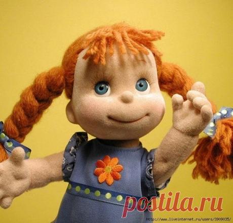 Текстильные куколы. Выкройка