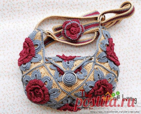 РУБРИКА вязаные сумки англ. язык-- САЙТ https://outstandingcrochet.blogspot.ru/