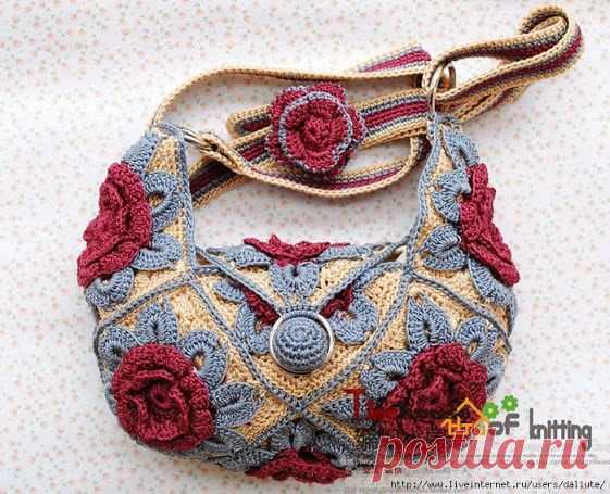 РУБРИКА вязаные сумки англ. язык-- САЙТ http://outstandingcrochet.blogspot.ru/