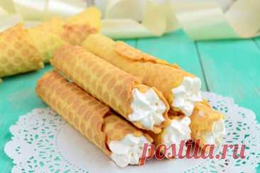 12 рецептов крема для вафельных трубочек — MOJAKUHNJA.ru