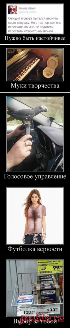 Забавные постеры (демотиваторы) от ругероя.ру