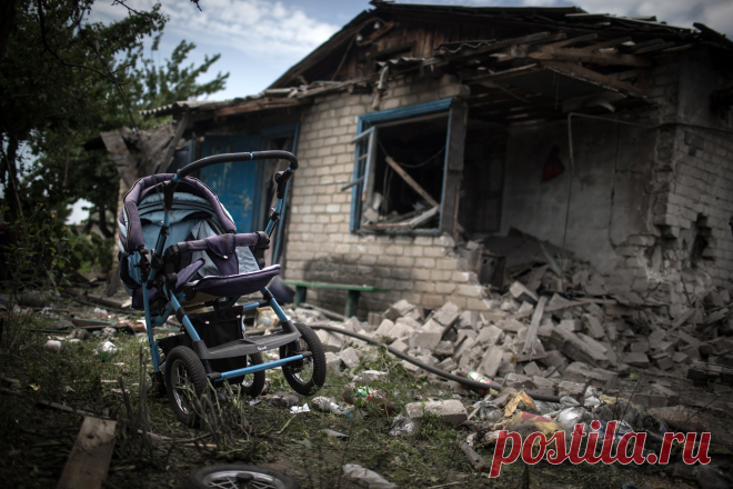 [+21] Страшные последствия обстрела Брянки в ЛНР артиллерией украинских карателей