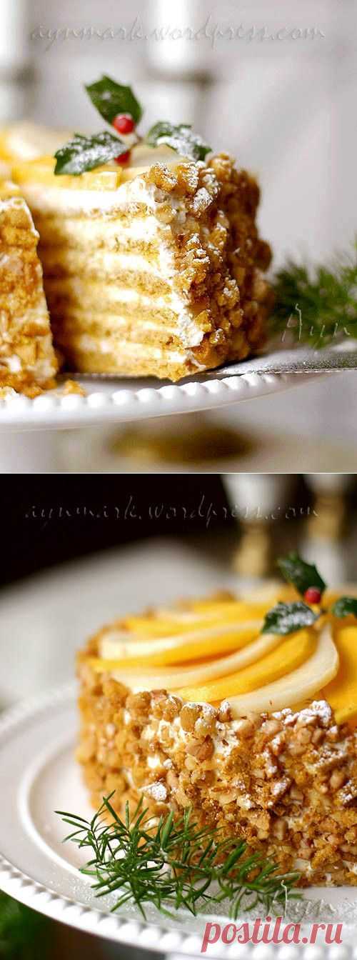 Тыквенно — медовый торт | Мои Кулинарные Зарисовки