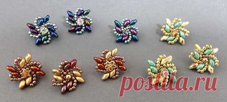 FREE Right-Angle Weave Patterns by Kassie Shaw | Interweave Free right-angle weave patterns by Kassie Shaw at BeadingDaily.com. Kassie has been prolific and has yet again, come up with a new pattern to share with us.