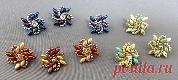 FREE Right-Angle Weave Patterns by Kassie Shaw | Interweave Free right-angle weave patterns by Kassie Shaw at BeadingDaily.com. Kassie has been prolific and has yet again, come up with a new pattern to share with us.