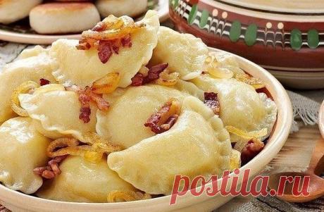 Вареники с картофелем и грибами