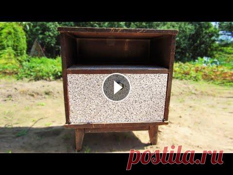 Переделка советской тумбы. Реставрация старой мебели | Restoration of Soviet furniture #переделка #реставрация #антиквариат #restoration Очередная советская тумбочка, найденная на втором этаже дачи)) Советская тумбочка 60-70х годов, сост...