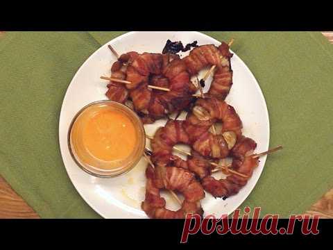 Луковые кольца с беконом - настоящий праздник для вкусовых рецепторов! | Четыре вкуса