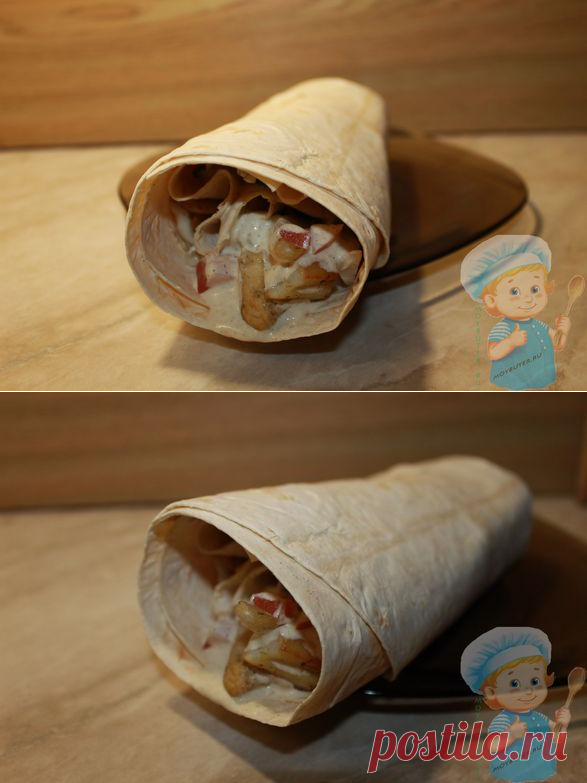 Шаурма с картошкой фри: пошаговый рецепт приготовления закуски
