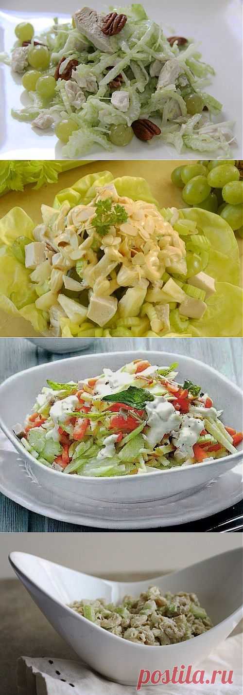 Салаты со стеблевым сельдереем: яркий вкус и минимум калорий! / Простые рецепты