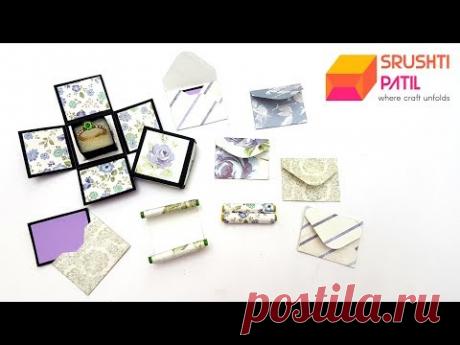 Explosion box, Scrolls and Envelopes for Wardrobe Gift Box by Srushti Patil