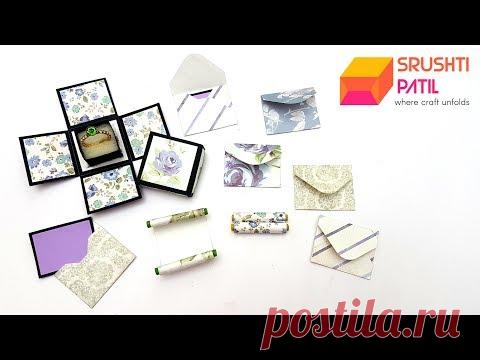 Explosion box, Scrolls and Envelopes for Wardrobe Gift Box by Srushti Patil
