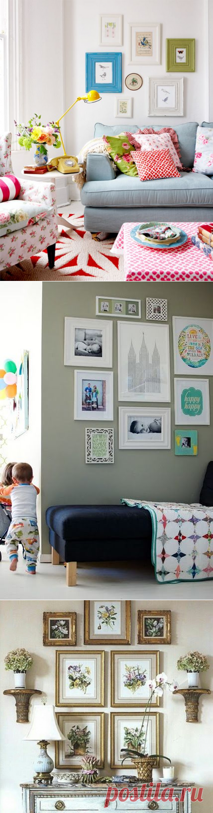 Как украсить стену в комнате своими руками красиво и недорого