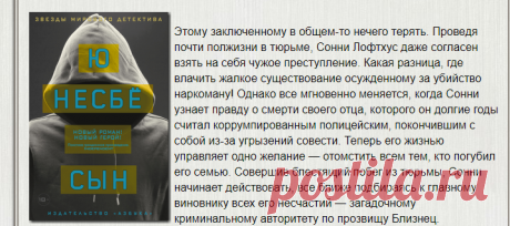 📚Несбё Ю. "Сын" (триллер,детектив)*