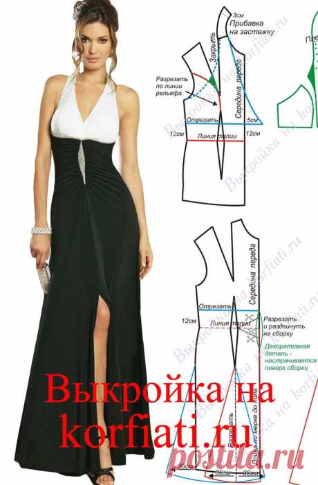 Выкройки платьев от А.Корфиати