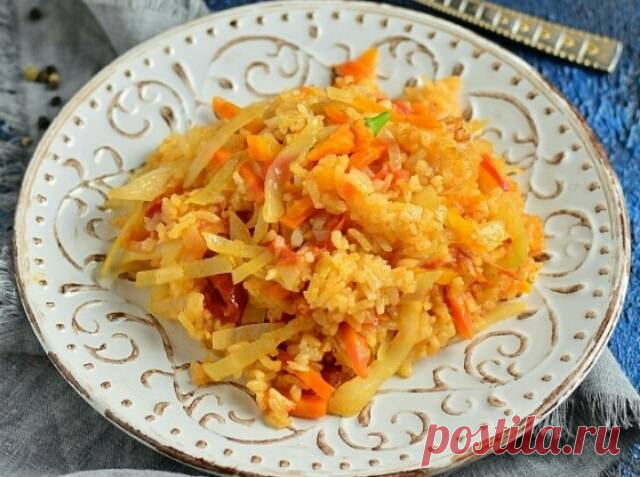 Очень вкусный овощной плов в мультиварке Приятного аппетита!