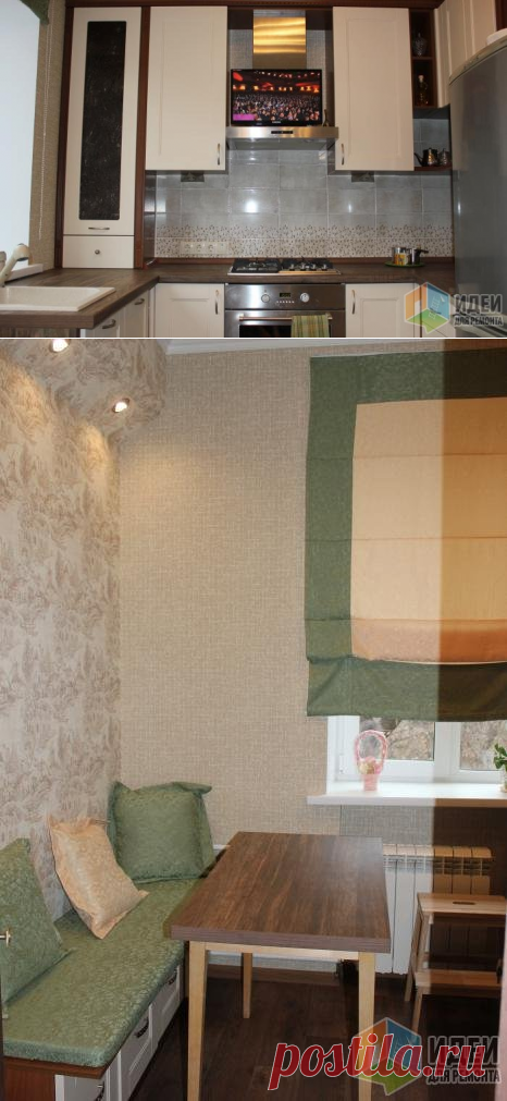 Кухня, проект кухни, мебель для кухни, телевизор на кухне, вытяжка с телевизором, кухонная мойка у окна | Идеи для ремонта