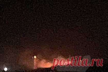 Очевидцы сообщили о пожаре в Воронеже после атаки украинских дронов