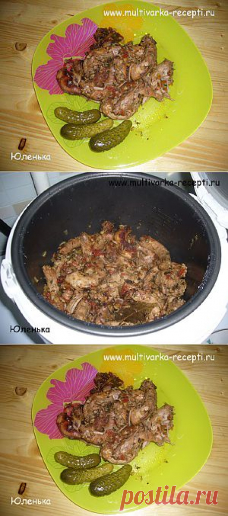 Куриные шейки в мультиварке |