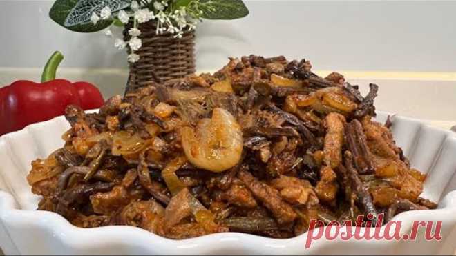 Папоротник с мясом- вкуснее грибов!