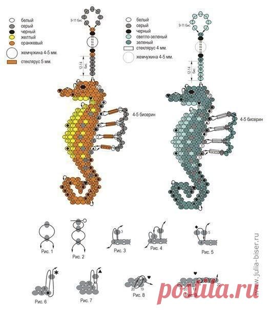 Брелоки из бисера