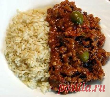 Пикадильо а-ла-абанера / Picadillo a la habanera