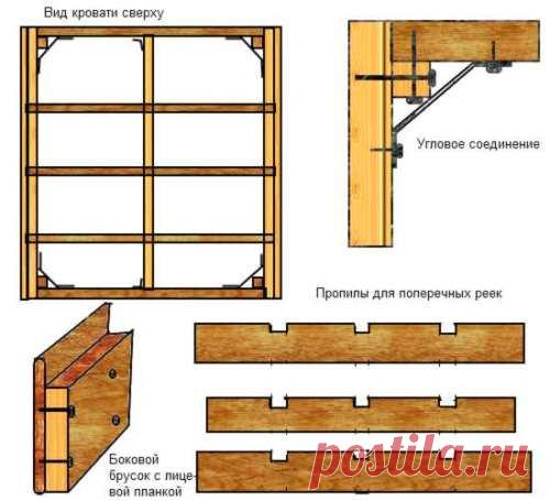 деревянная кровать своими руками - Google Search