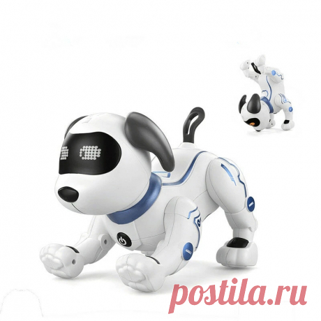 Le neng k16 electronic animal pets rc robot dog infrared control touch control voice command robot toys Sale - Banggood.com