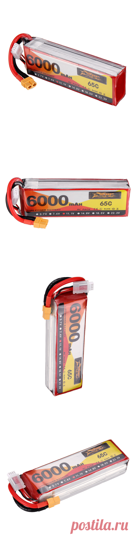 zop power 11.1v 6000mah 65c 3s lipo battery xt60 plug for rc drone Sale - Banggood.com