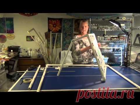 Making PVC Frame-Silk Painting Part 1