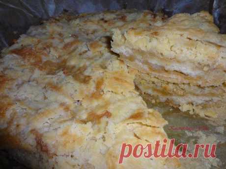 Пирог насыпной яблочный - Простые рецепты Овкусе.ру