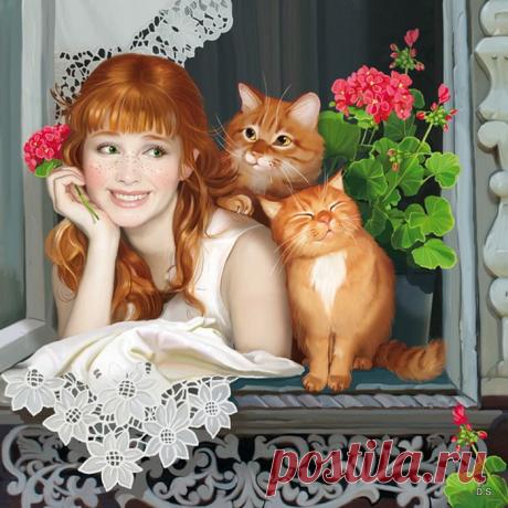 >Веселый художник Tanja Doronina.