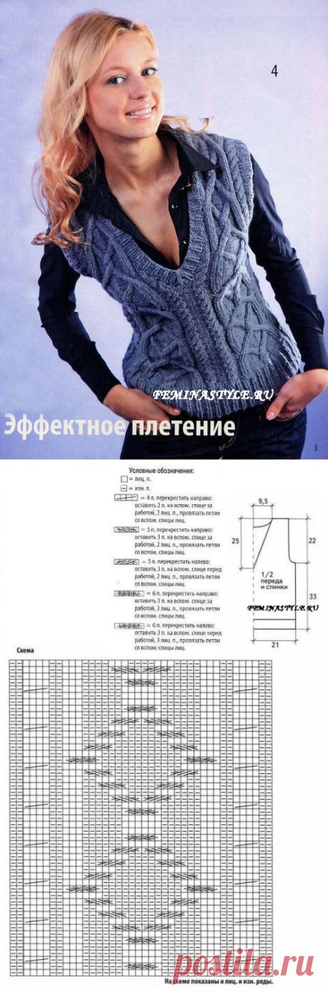 Серый жилет | Золотые Руки