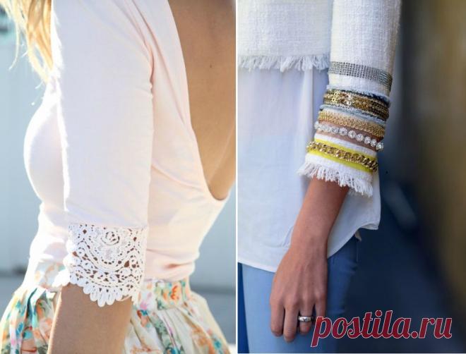 Как преобразить рукава: идеи для декора или реставрации