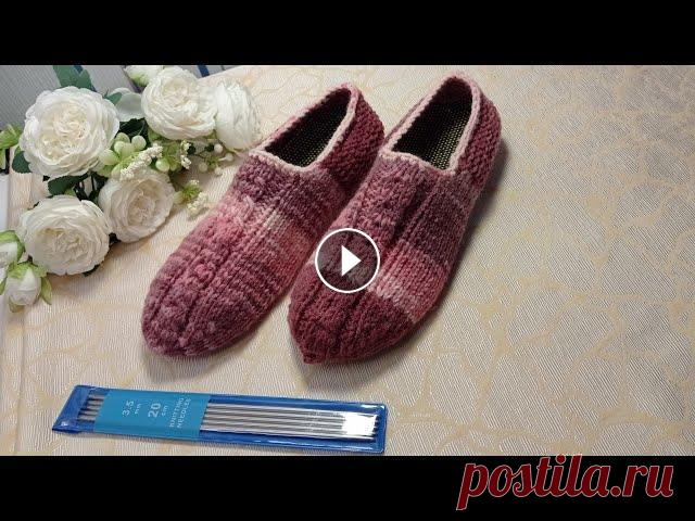Связала следки спицами :размер 37-37,5 -полнота ноги 7-8, пряжа Ализе Ланаголд омбре-батик в 100гр-240м.Спицы 3,5.Вязала, как бабушки раньше вязали. #...