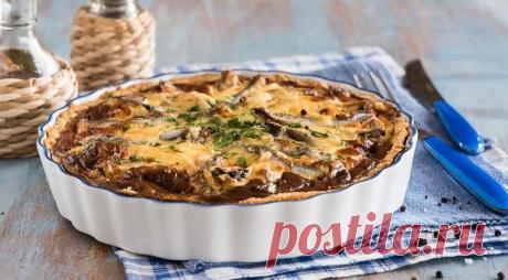 Открытый пирог с мойвой. Пошаговый рецепт с фото на Gastronom.ru