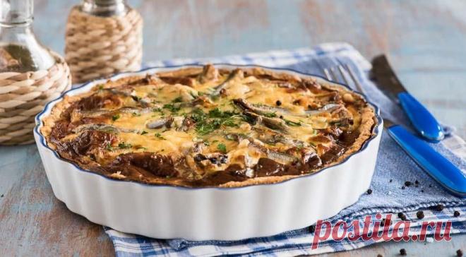 Открытый пирог с мойвой. Пошаговый рецепт с фото на Gastronom.ru