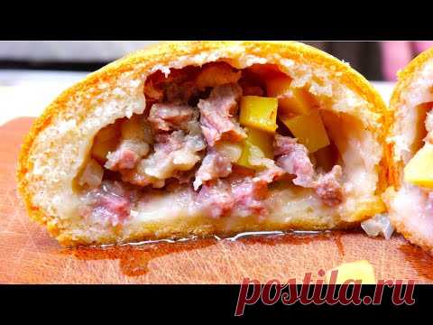 Честно, это очень вкусно! ЭЧПОЧМАК - ПИРОГИ с КАРТОШКОЙ И МЯСОМ.