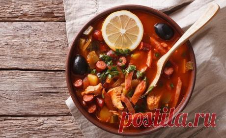 Харчо, солянка, рассольник