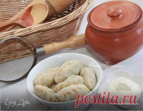 Вареники с картофелем и грибами. Ингредиенты: картофель, пшеничная мука, картофельный отвар | Официальный сайт кулинарных рецептов Юлии Высоцкой