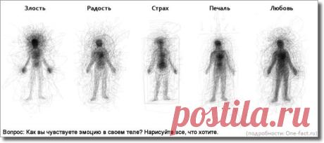 Как определить эмоцию? Описать словами трудно… но цвет эмоции и её форма могут помочь… — 1-human-fact — One-Fact.ru