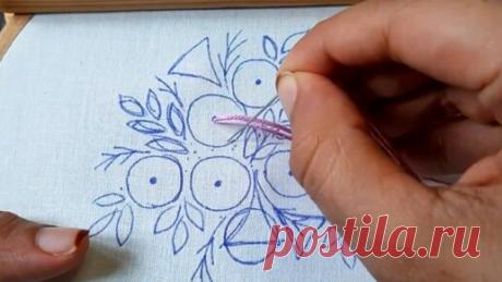 Вышивка гладью. Милый букетик роз | Покупай и радуйся 💗 | Дзен