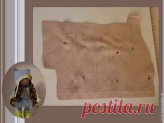 Шьем текстильную куколку своими руками. Мастер-класс с выкройкой – Ярмарка Мастеров