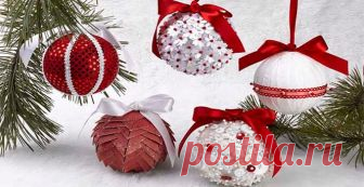 Новогодние шары своими руками на 2019 год - мастер-классы, интересные идеи